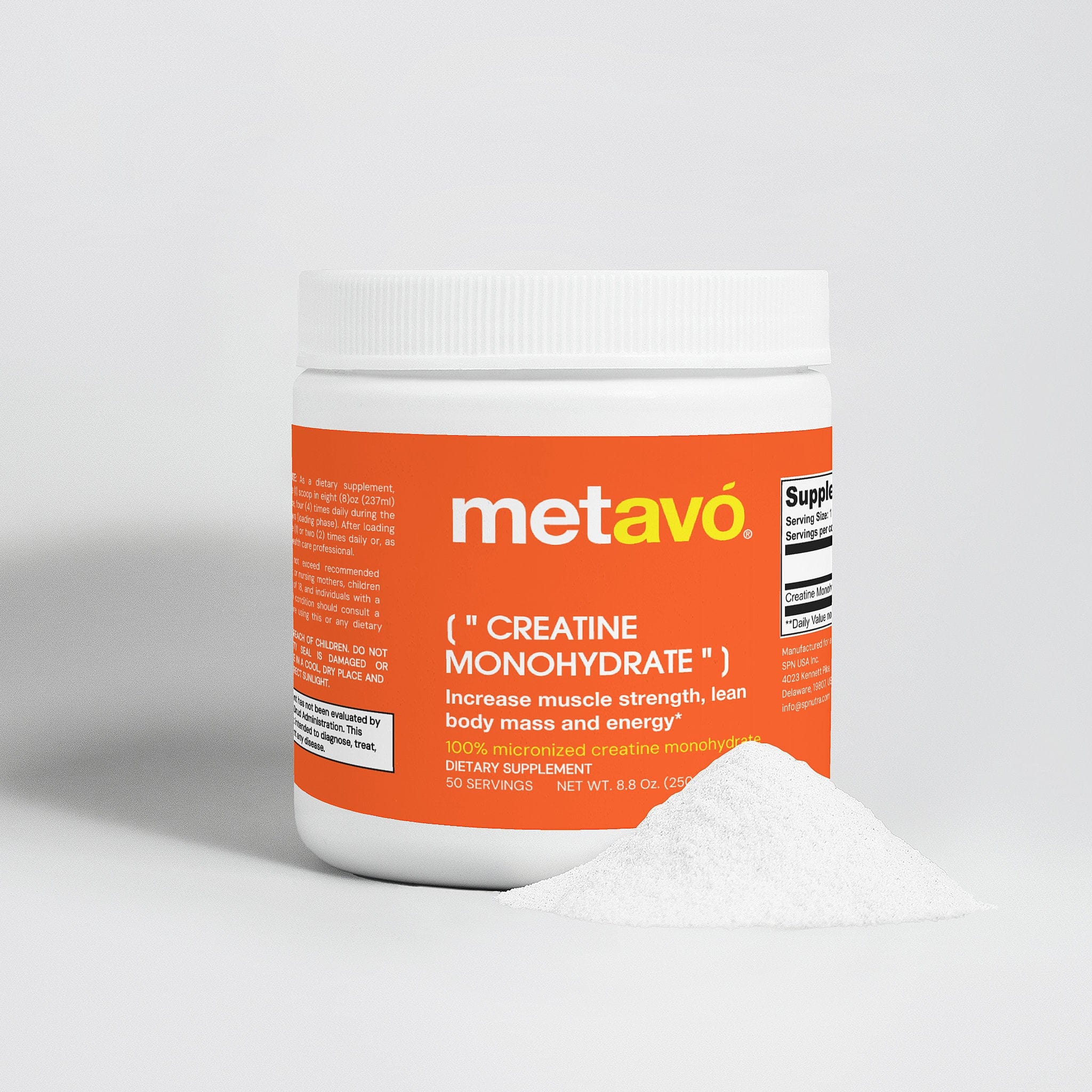 Metavo.com Amino Acids & Blends Creatine Monohydrate