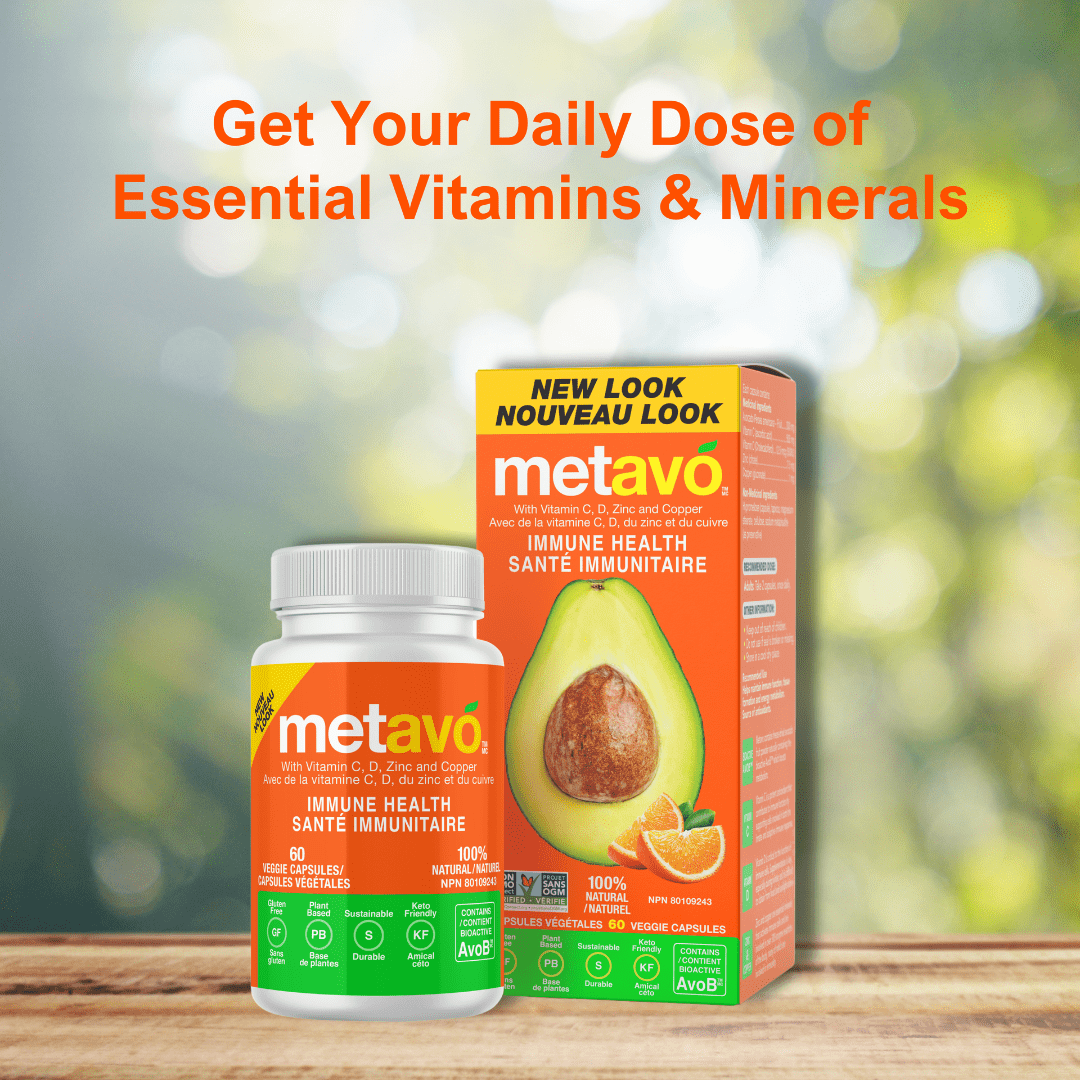 Amazon FBA Canada Monthly Supply 60 count Metavo Immune Health Capsules Canada
