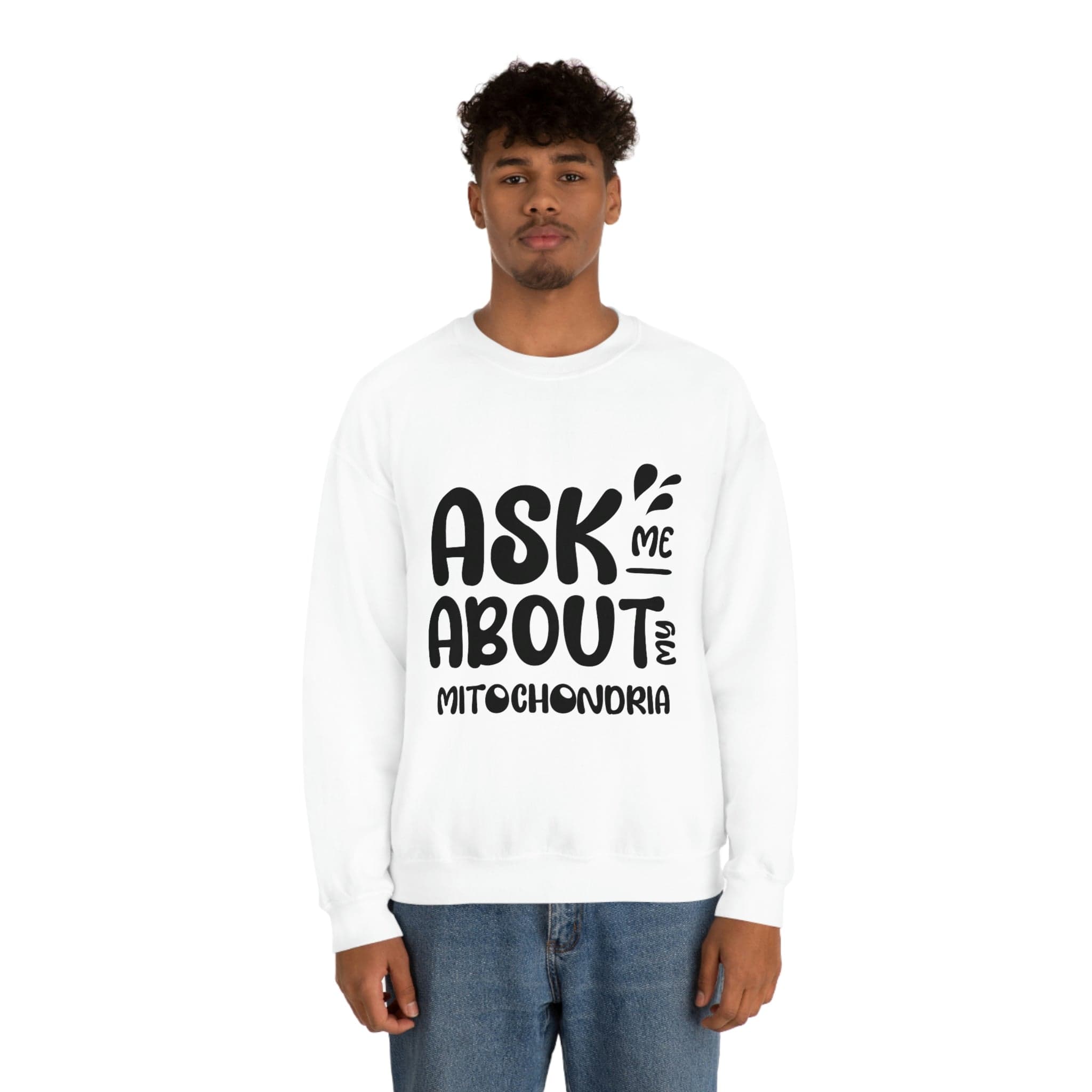 Printify Sweatshirt Mitochondria Unisex Heavy Blend™ Crewneck Sweatshirt