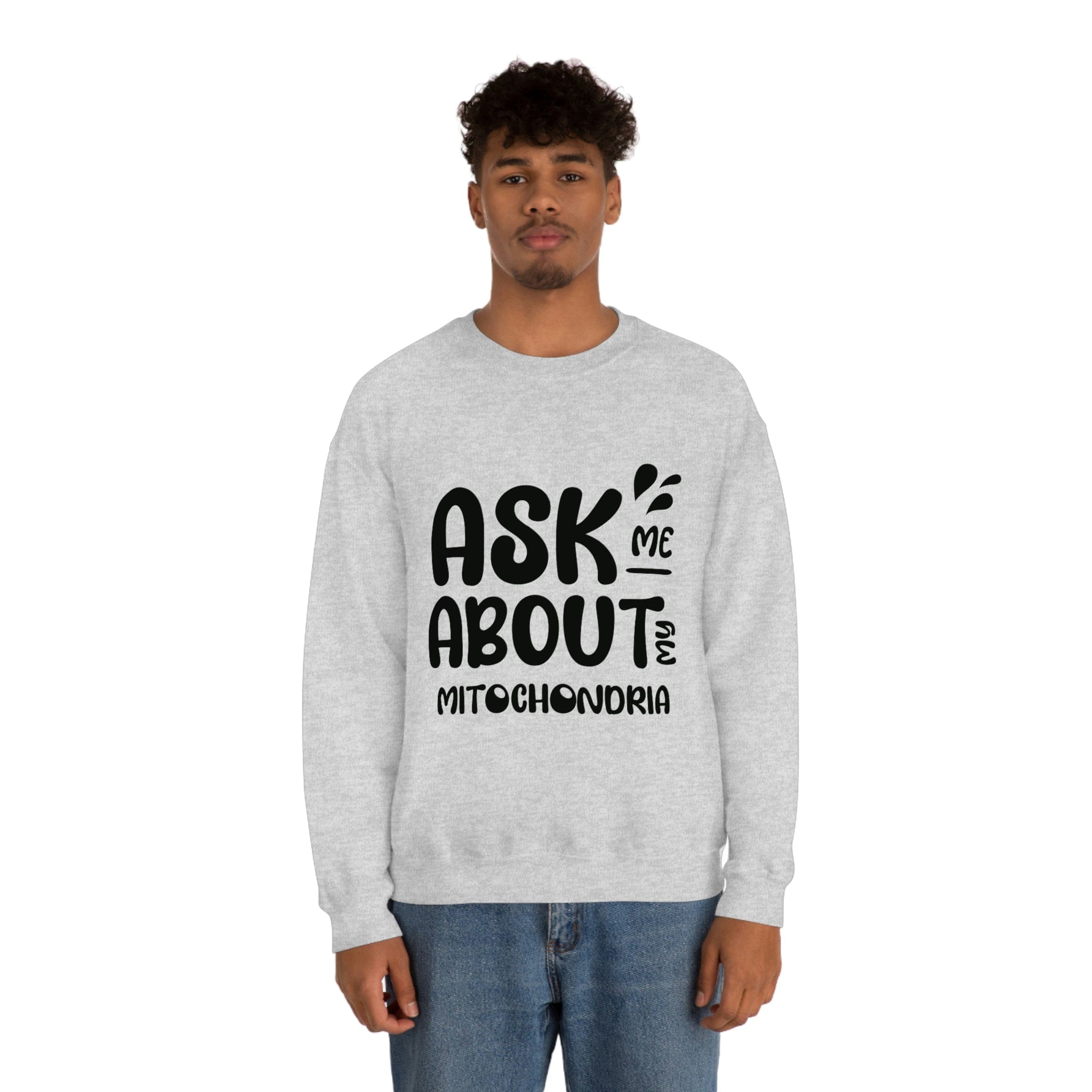 Printify Sweatshirt Mitochondria Unisex Heavy Blend™ Crewneck Sweatshirt