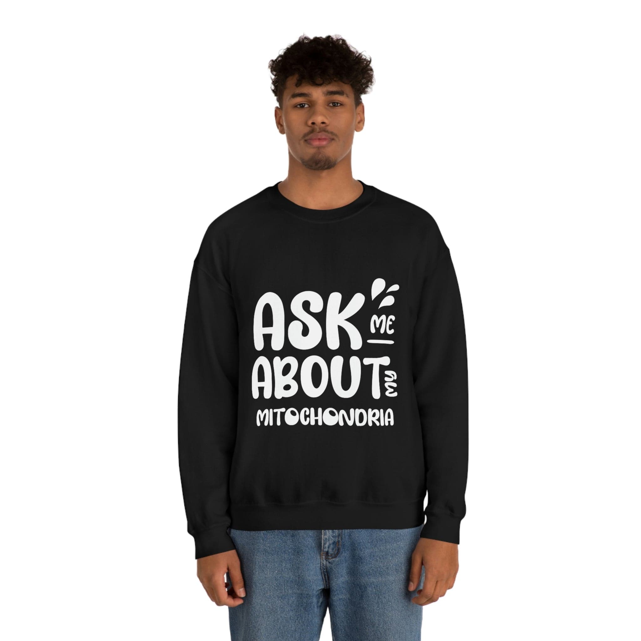 Printify Sweatshirt Mitochondria Unisex Heavy Blend™ Crewneck Sweatshirt
